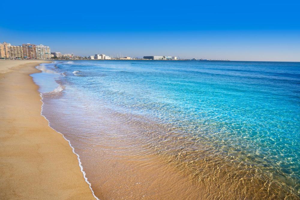 Centrico Apartamento Con Todo A Estrenar En La Playa Santa Pola Luaran gambar